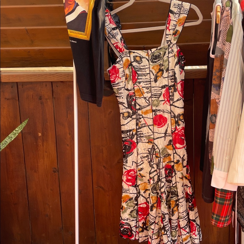 Línea domani Lace Floral Dress
